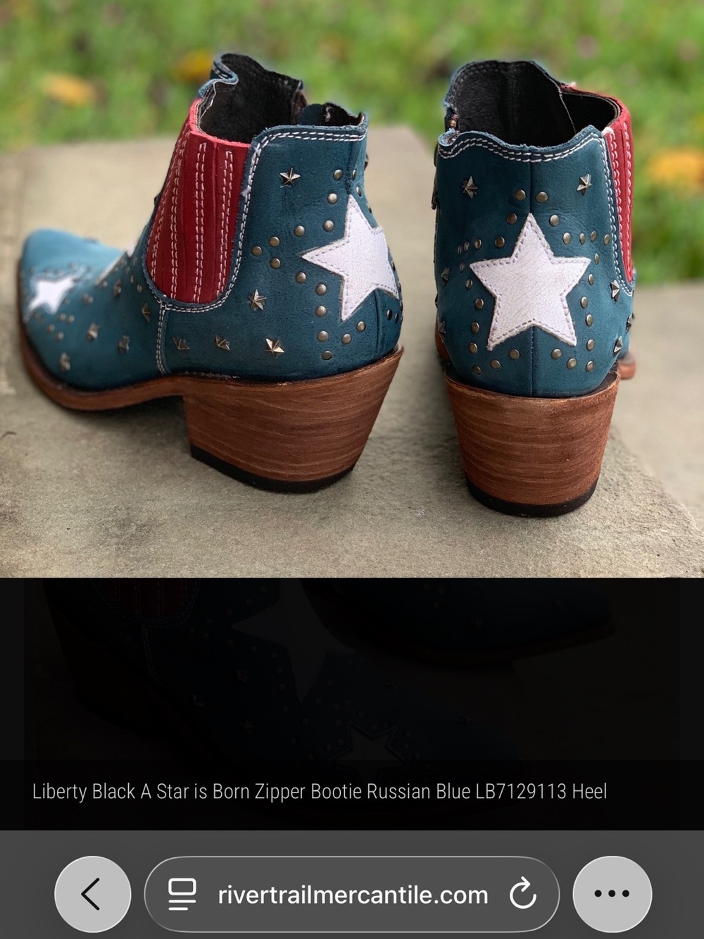 LIBERTY Black A Star is Born Zipper Ankle Boots size 6 - Picture 3 of 9